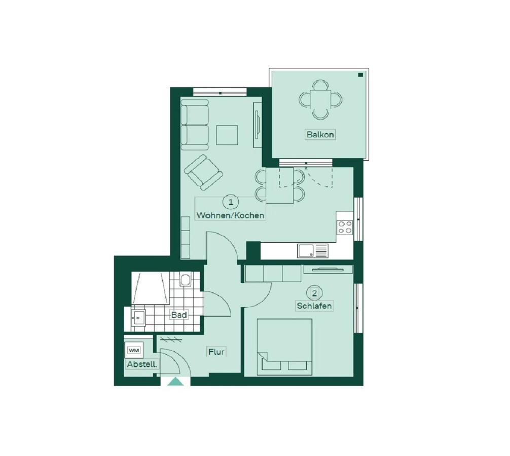 Apartment "Kiefernblick" - Haffresidenz Garz  Exteriör bild